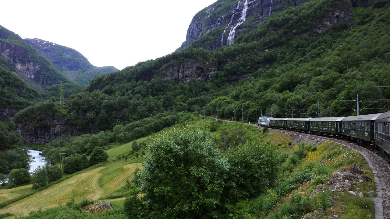 flam railway scenic train ride in europe